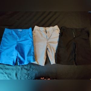 3 pairs boys shorts, size 14, like new